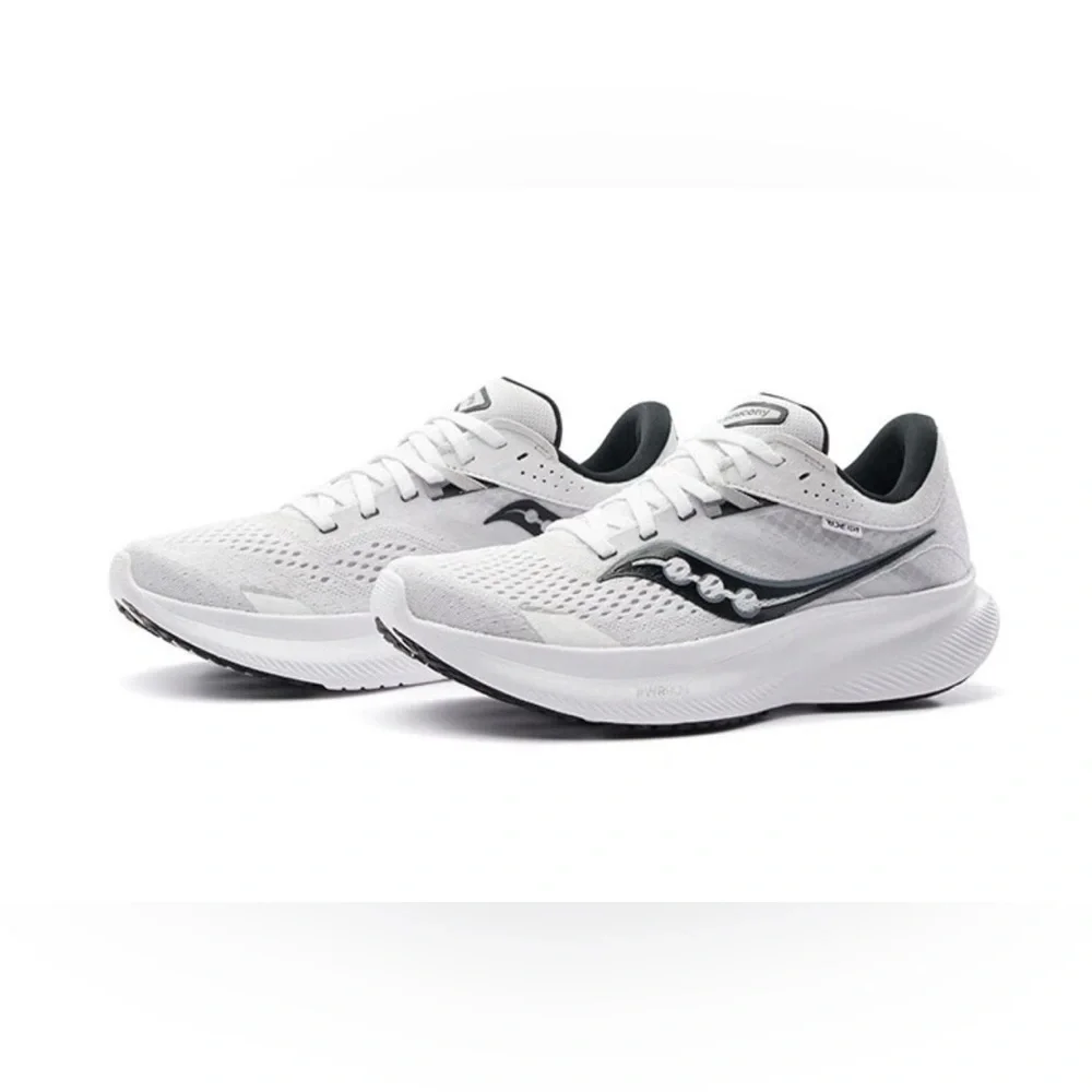 Saucony White and Black Women's Running Sneakers